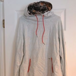 Camo hooded sweatshirt